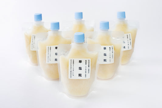 【島津麹店】華塩糀 250g×6本セット｜宮城県産ササニシキ×生糀の塩糀 ── 加熱しない、生きた旨味